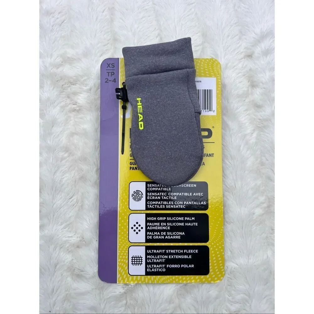 Head Kids' Touchscreen Mittens in gray XS 2-4